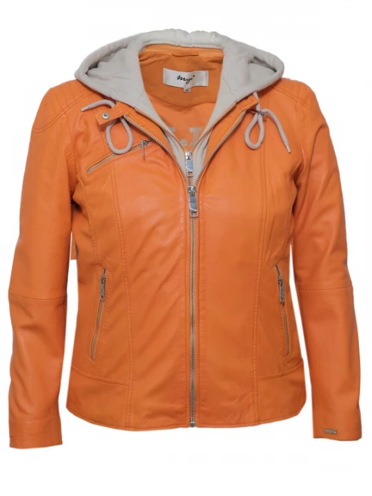 Foto van product Maze Tussenjas grijs / oranje