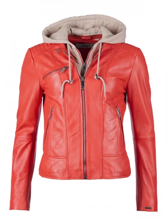 Foto van product Maze Tussenjas 'Mico' grijs / rood