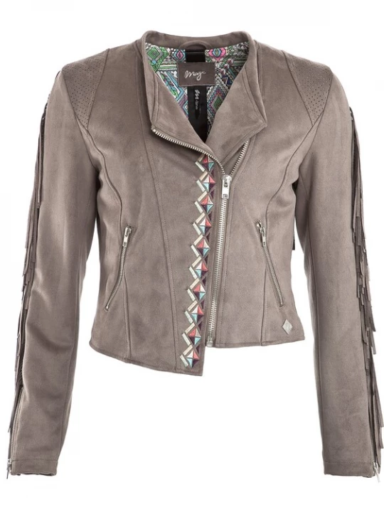 Foto van product Maze Tussenjas 'Tapa' taupe