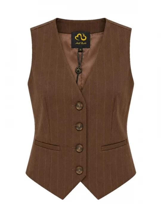 Foto van product MB by Marta Buzolic Bodywarmer bruin
