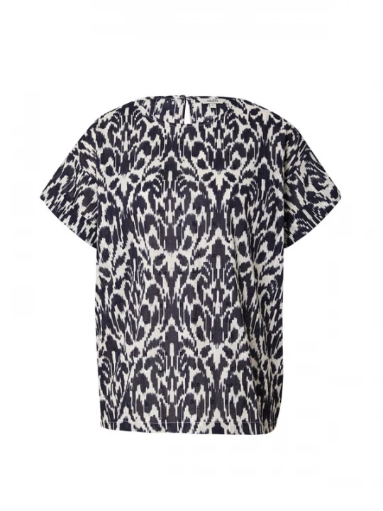 Foto van product mbym Shirt 'Amana' marine / wit