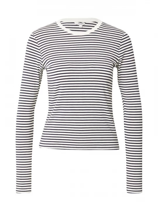 Foto van product mbym Shirt 'Christina' marine / wit