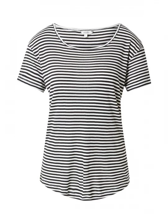 Foto van product mbym Shirt 'Lucianna' zwart / wit