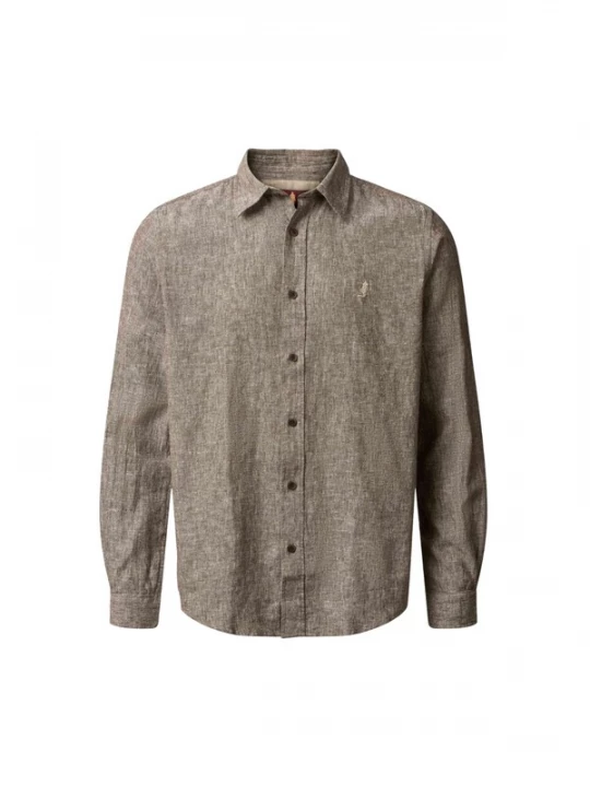 Foto van product MCS Overhemd ' MCDean Shirt ' bruin