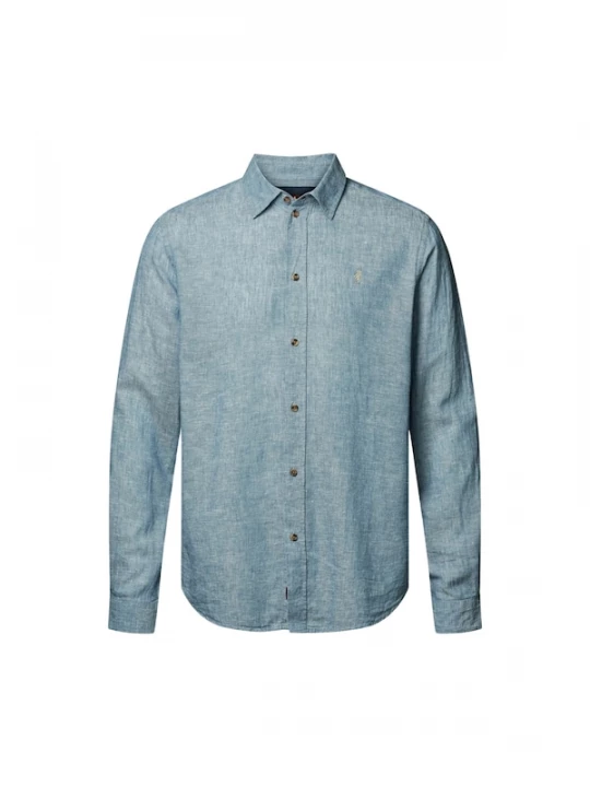 Foto van product MCS Overhemd 'MCDean' smoky blue