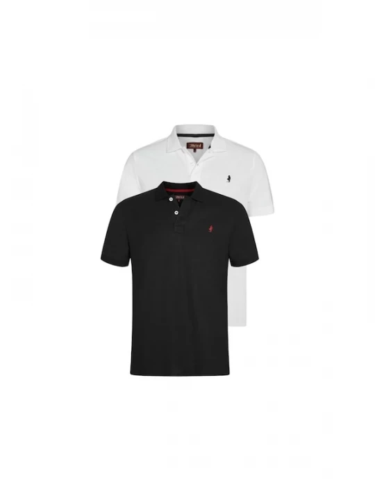Foto van product MCS Shirt 'MCHarry' zwart / wit