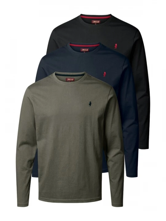 Foto van product MCS Shirt 'MCJack' donkerblauw / groen / rood / zwart