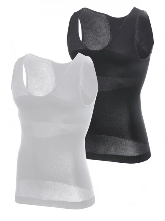 Foto van product MEETWEE Onderhemd '2-Pack tummy control vest' gemengde kleuren