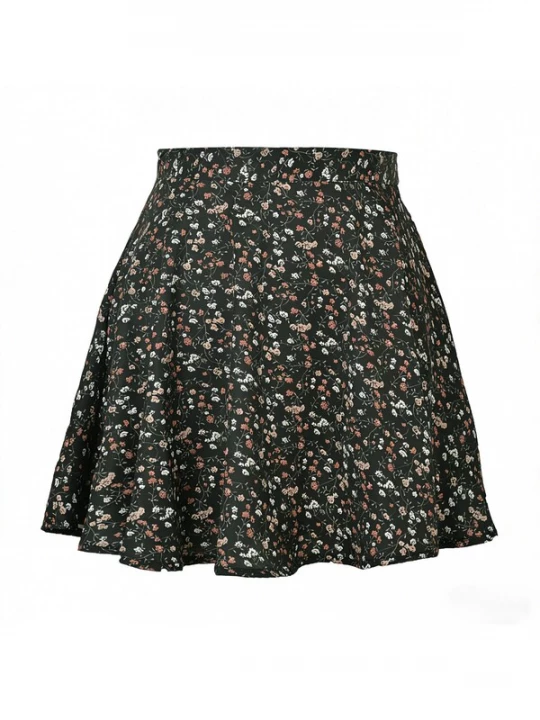 Foto van product MEETWEE Rok 'Floral dress' zwart