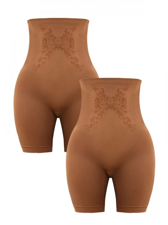Foto van product MEETWEE Shapingbroek '2 PACK Shapewear' donkerbeige