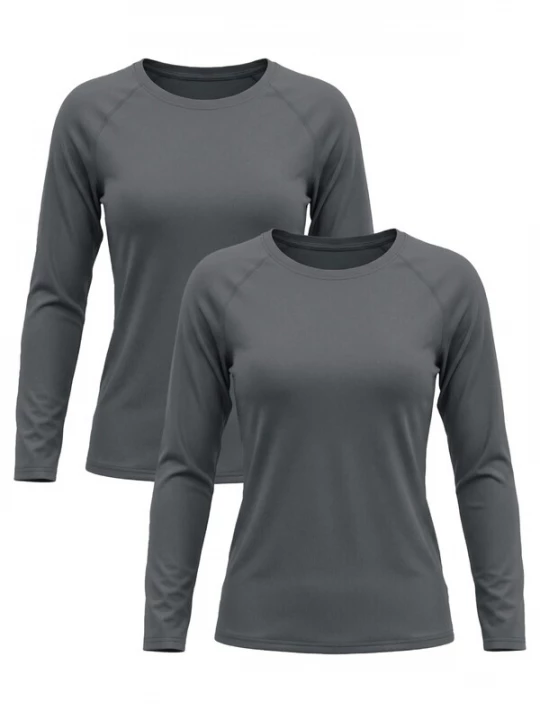 Foto van product MEETWEE Shirt '2-Pack UV Protection Shirt' grijs
