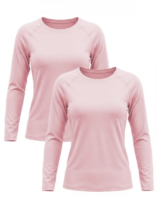 Foto van product MEETWEE Shirt '2-Pack UV Protection Shirt' pink