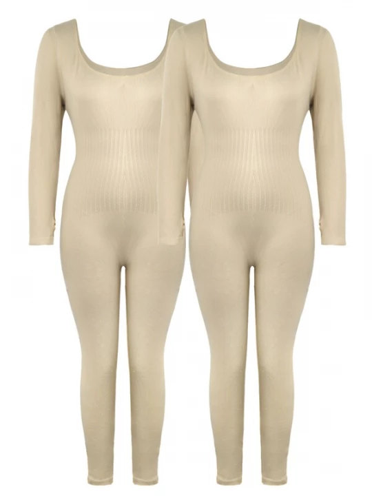 Foto van product MEETWEE Sportbody '2 pack Base Layer' beige