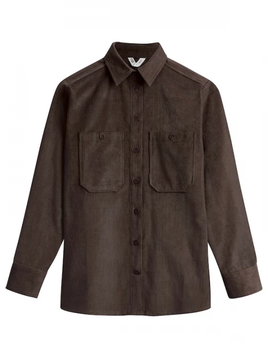 Foto van product MELA Blouse 'Jiya' donkerbruin