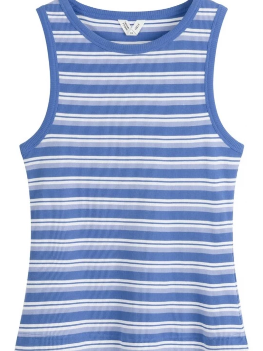 Foto van product MELA Gebreide top 'DRISNA' blauw / wit