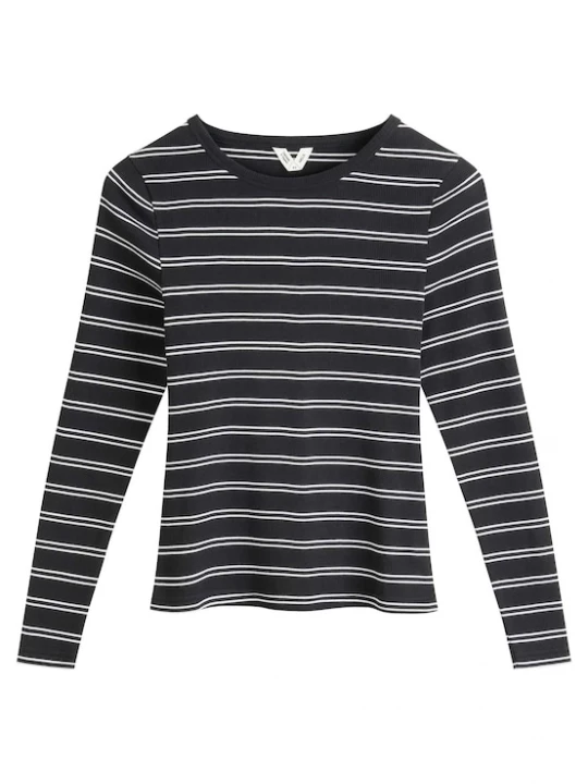 Foto van product MELA Shirt 'Mehar' zwart / wit