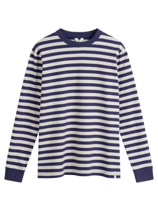 Foto van product MELA Shirt 'TEJAS' donkerblauw / wit