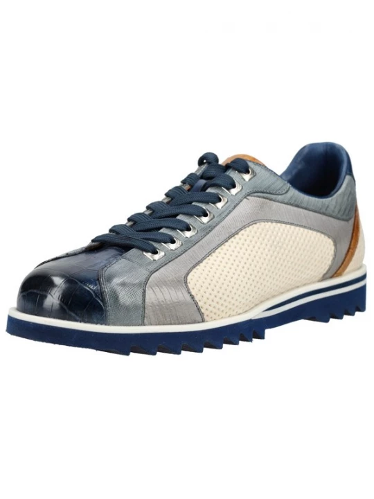 Foto van product MELVIN & HAMILTON Veterschoen lichtbeige / blauw / lichtblauw