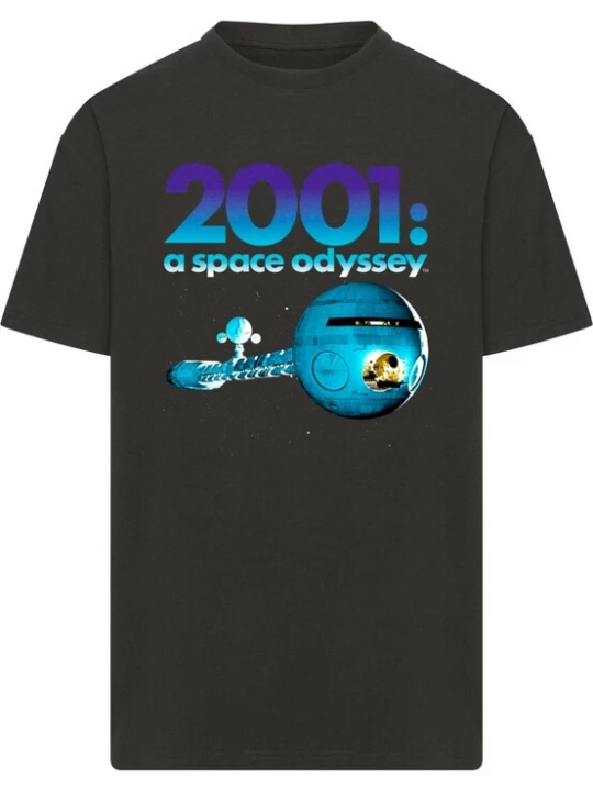 Foto van product Merchcode Shirt 'A Space Odyssey Spaceship' gemengde kleuren / zwart