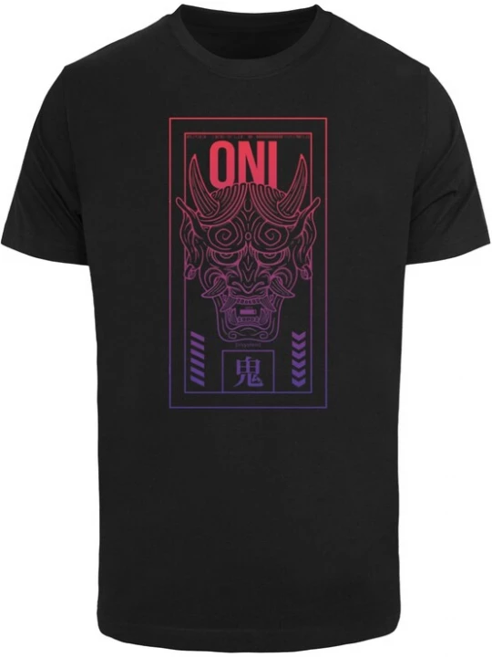 Foto van product Merchcode Shirt 'Akuma' lavendel / orchidee / lichtroze / zwart