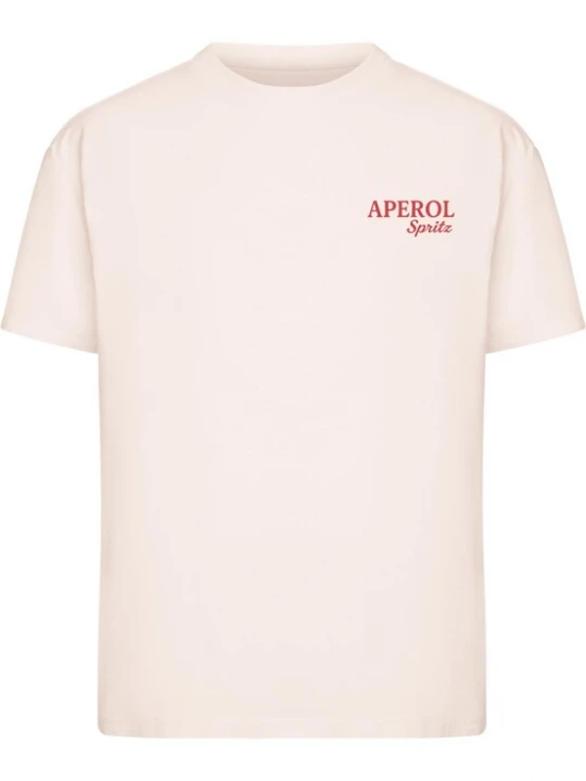 Foto van product Merchcode Shirt 'Aperol Spritz' groen / oranje / rosa / rood