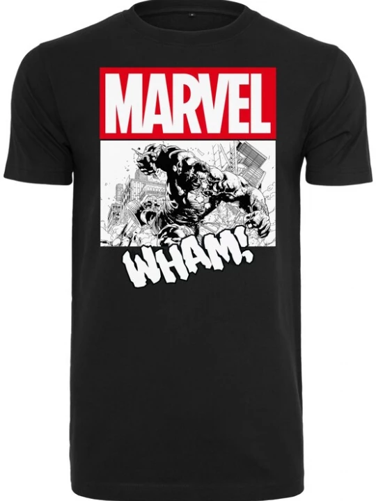 Foto van product Merchcode Shirt 'Avengers' grijs / rood / zwart / wit