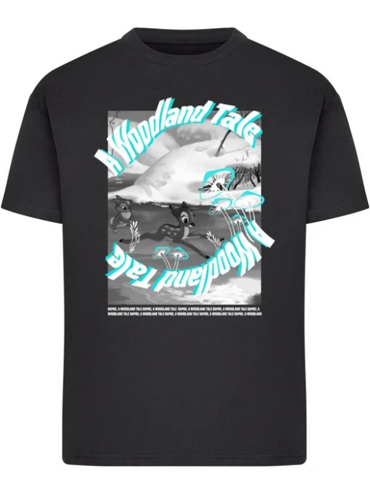 Foto van product Merchcode Shirt azuur / grijs / zwart / wit