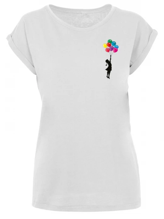 Foto van product Merchcode Shirt blauw / pink / zwart / wit