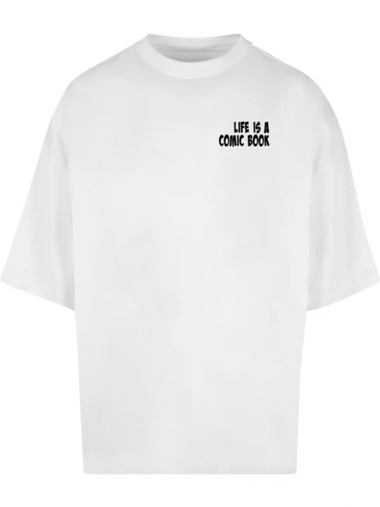 Foto van product Merchcode Shirt 'Book Comic' gemengde kleuren / zwart / wit