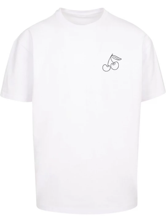 Foto van product Merchcode Shirt 'Cherry' zwart / wit