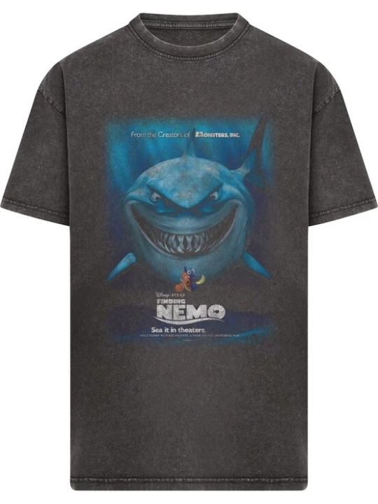 Foto van product Merchcode Shirt 'Finding Nemo' antraciet