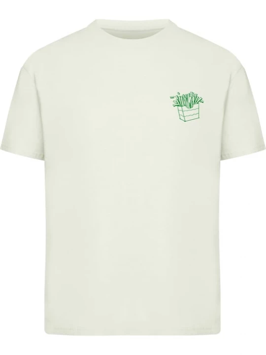 Foto van product Merchcode Shirt 'Fries' groen / pastelgroen