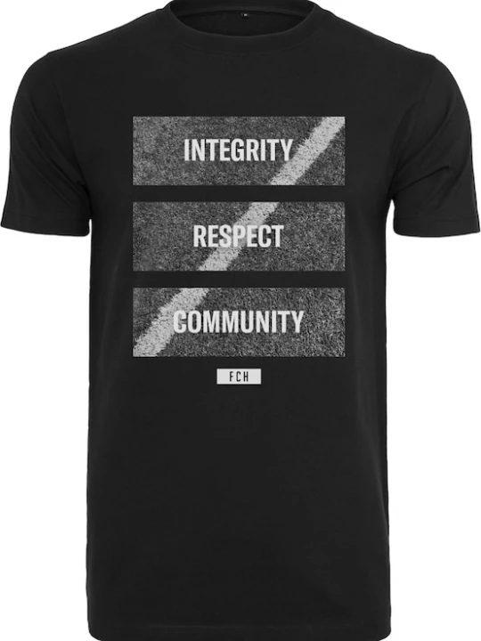 Foto van product Merchcode Shirt grijs / zwart / wit