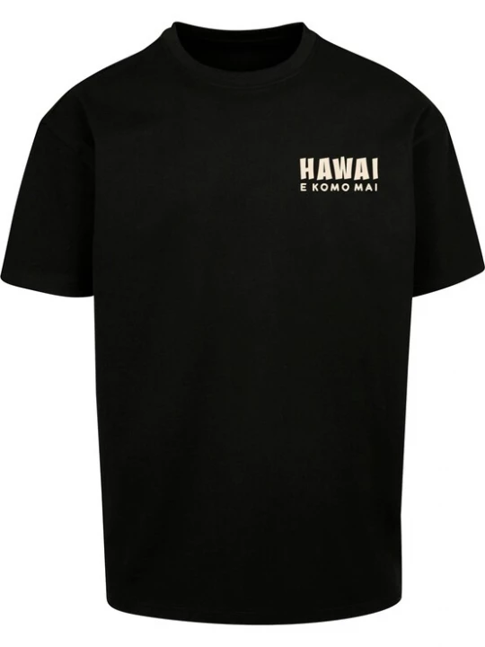 Foto van product Merchcode Shirt 'Hawai' ecru / zwart
