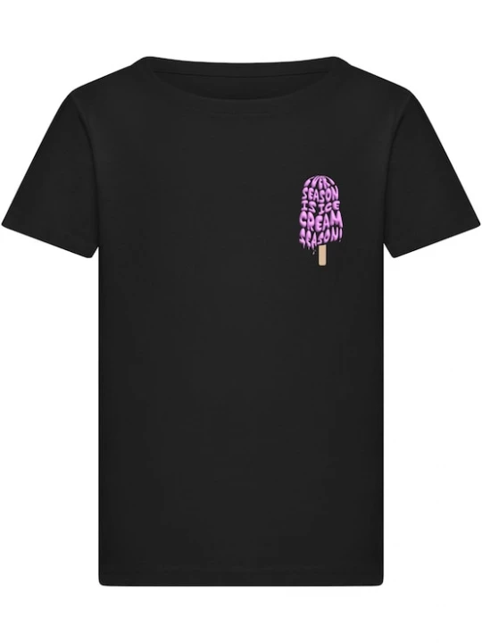 Foto van product Merchcode Shirt 'Ice Cream Season' lila / zwart