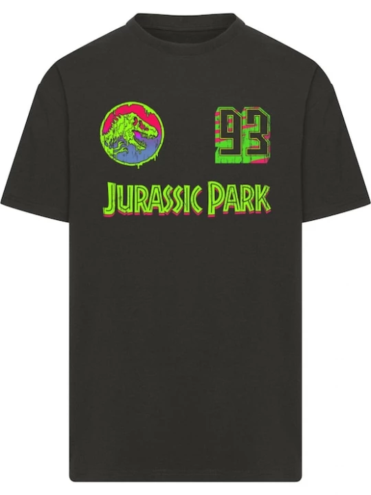 Foto van product Merchcode Shirt 'Jurassic Park' gemengde kleuren / zwart