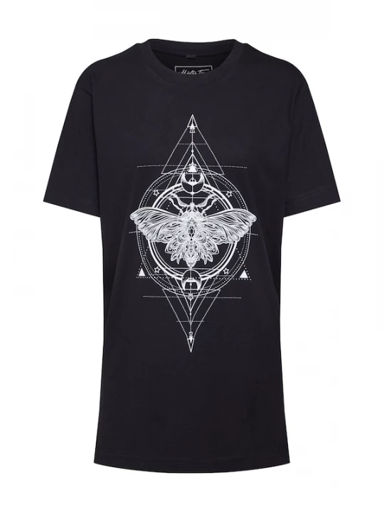 Foto van product Merchcode Shirt 'Ladies Moth' gemengde kleuren / zwart