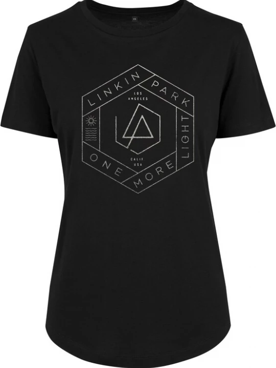 Foto van product Merchcode Shirt 'Linkin Park OML' zilvergrijs / zwart