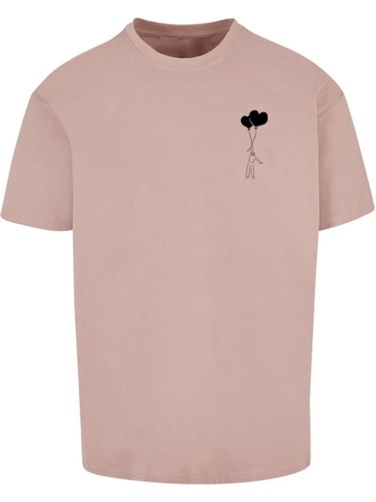 Foto van product Merchcode Shirt 'Love In The Air' nude / zwart