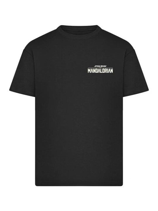Foto van product Merchcode Shirt 'Mandalorian' zwart