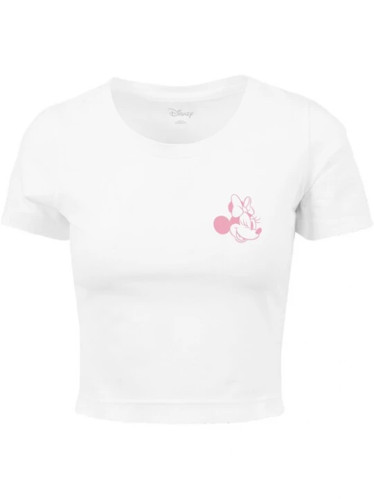 Foto van product Merchcode Shirt 'Minnie Mouse Wink' fuchsia / wit