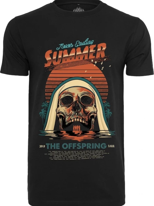 Foto van product Merchcode Shirt 'Offspring Never Ending Summer' beige / petrol / oranje / zwart