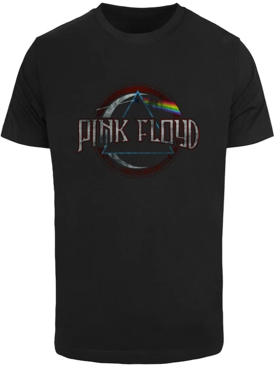 Foto van product Merchcode Shirt 'Pink Floyd Dark Side of the Moon' blauw / grijs / donkerrood / zwart
