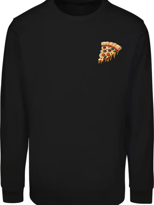 Foto van product Merchcode Shirt 'Pizza Comic' geel / donkergroen / rood / zwart