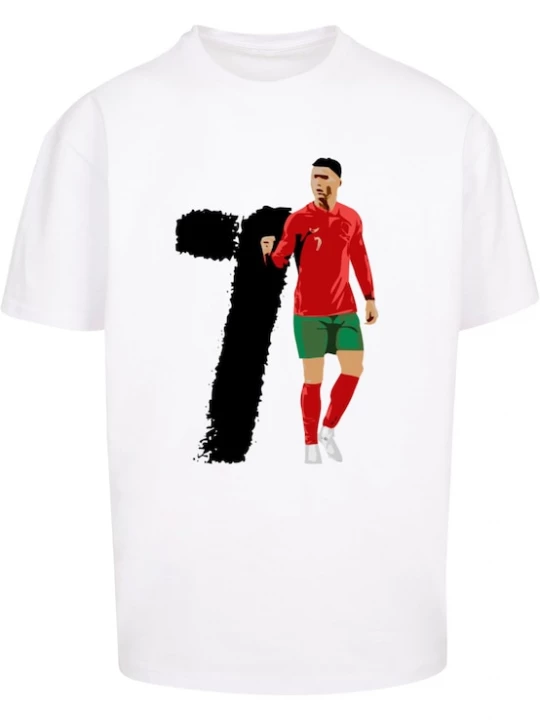 Foto van product Merchcode Shirt 'Player 3' gemengde kleuren / wit