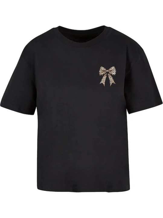 Foto van product Merchcode Shirt 'Ribbon' beige / lichtbruin / zwart
