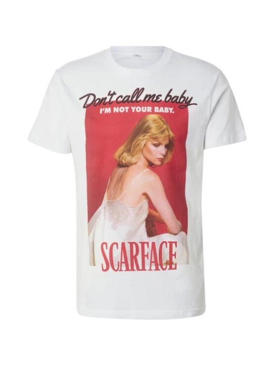 Foto van product Merchcode Shirt rood / zwart / wit