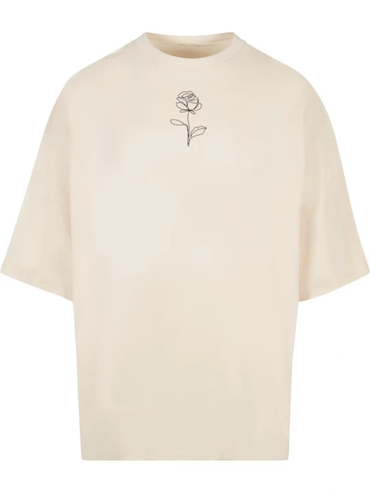 Foto van product Merchcode Shirt 'Spring - Rose' zwart / wolwit