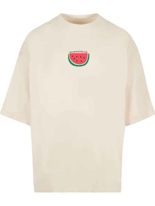 Foto van product Merchcode Shirt 'Summer - Summertime' lichtbeige
