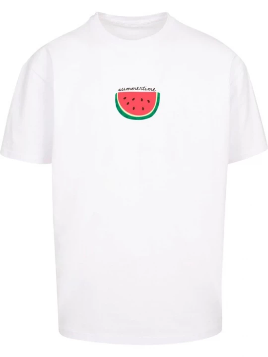 Foto van product Merchcode Shirt 'Summertime' gemengde kleuren / wit